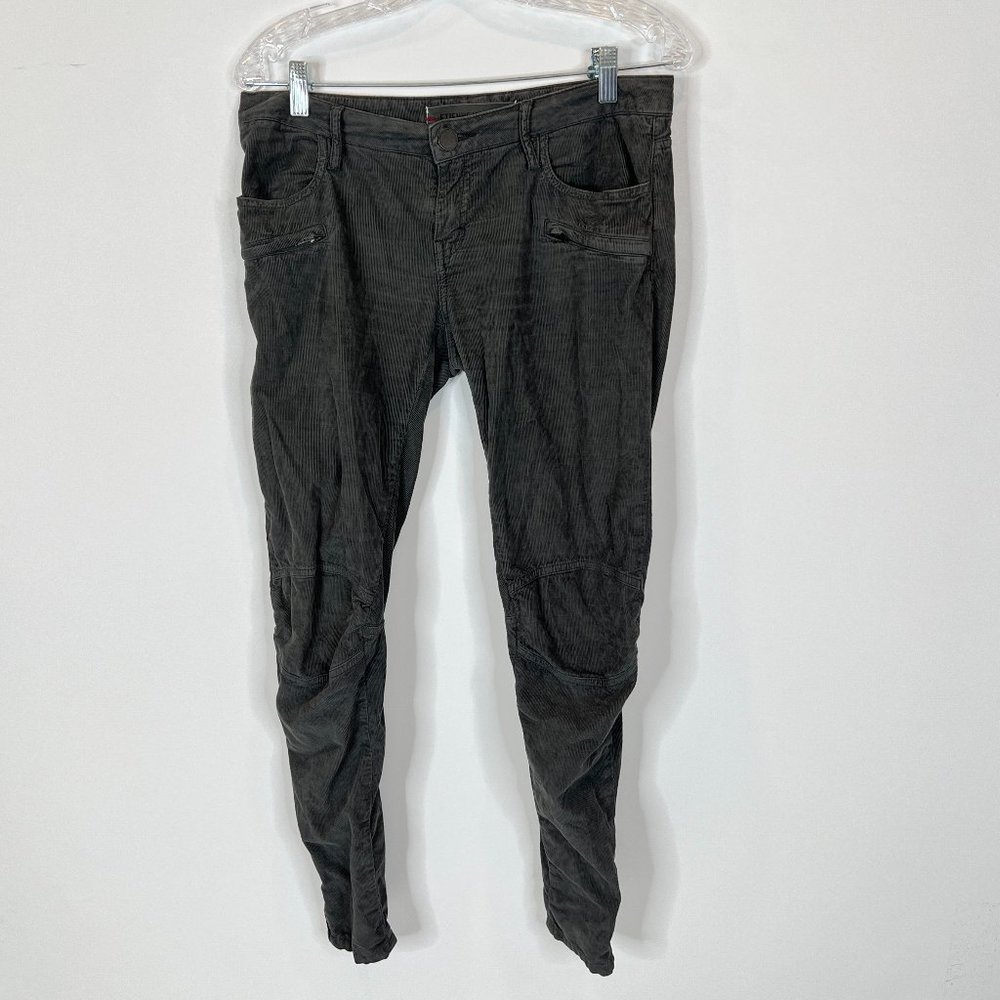 Etienne Marcel 29 Womens Ankle Zip Soft Corduroy Pants